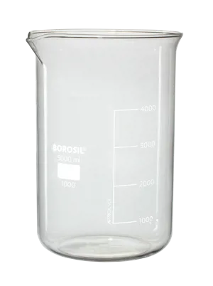 Bægerglas, lav form, Borosil (007470)