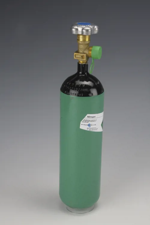 Trykflaske, nitrogen, stålfaske, 2 L, 150 atm. (072540)