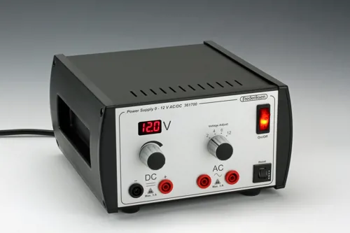 Strømforsyning, 12 V, AC/DC, 3 A, med display (361700)