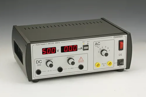 Strømforsyning, 500 V, 50 mA, lærermodel (365575)
