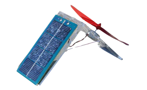 Solcellepanel med motor og propel (488524)