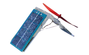 Solcellepanel med motor og propel (488524)
