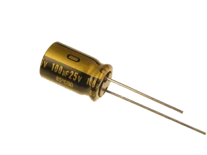 Kondensator, elektrolyt, 100 µF, 25 V (616440)