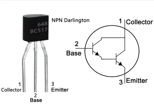 Transistor BC 517 NPN Darlington (624705)