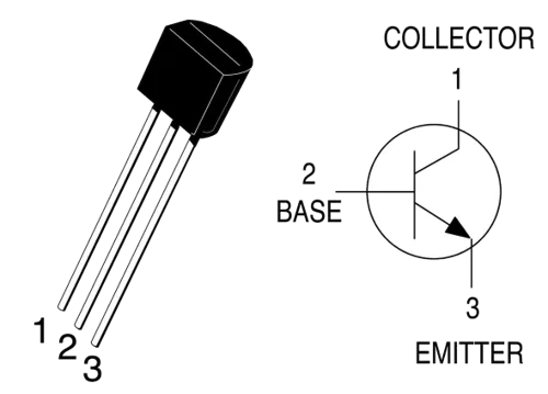 Transistor, BC 547B (624710)