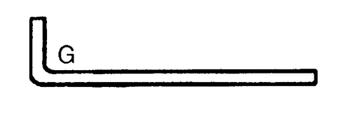 Glasrør, G, 90 °, 5 x 18 cm (677030)