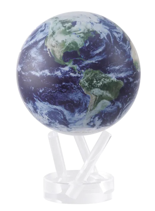 Roterende globus, satellitview, 11 cm (792005)