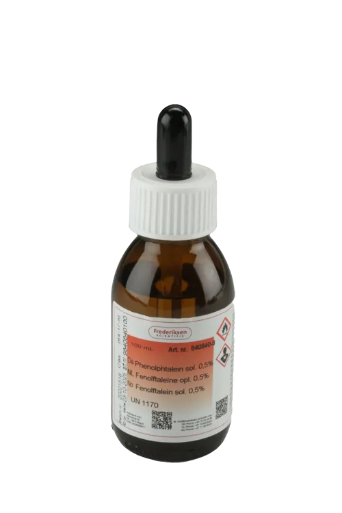 Phenolphthalein, 0,5%, i dråbeflaske, 100 mL (T) (840840-8)