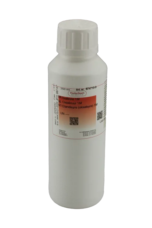 Oxalsyre, 1 M, i standflaske, 250 ml (874710-9)