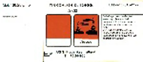 Etiket stor - med faresymboler (899010)