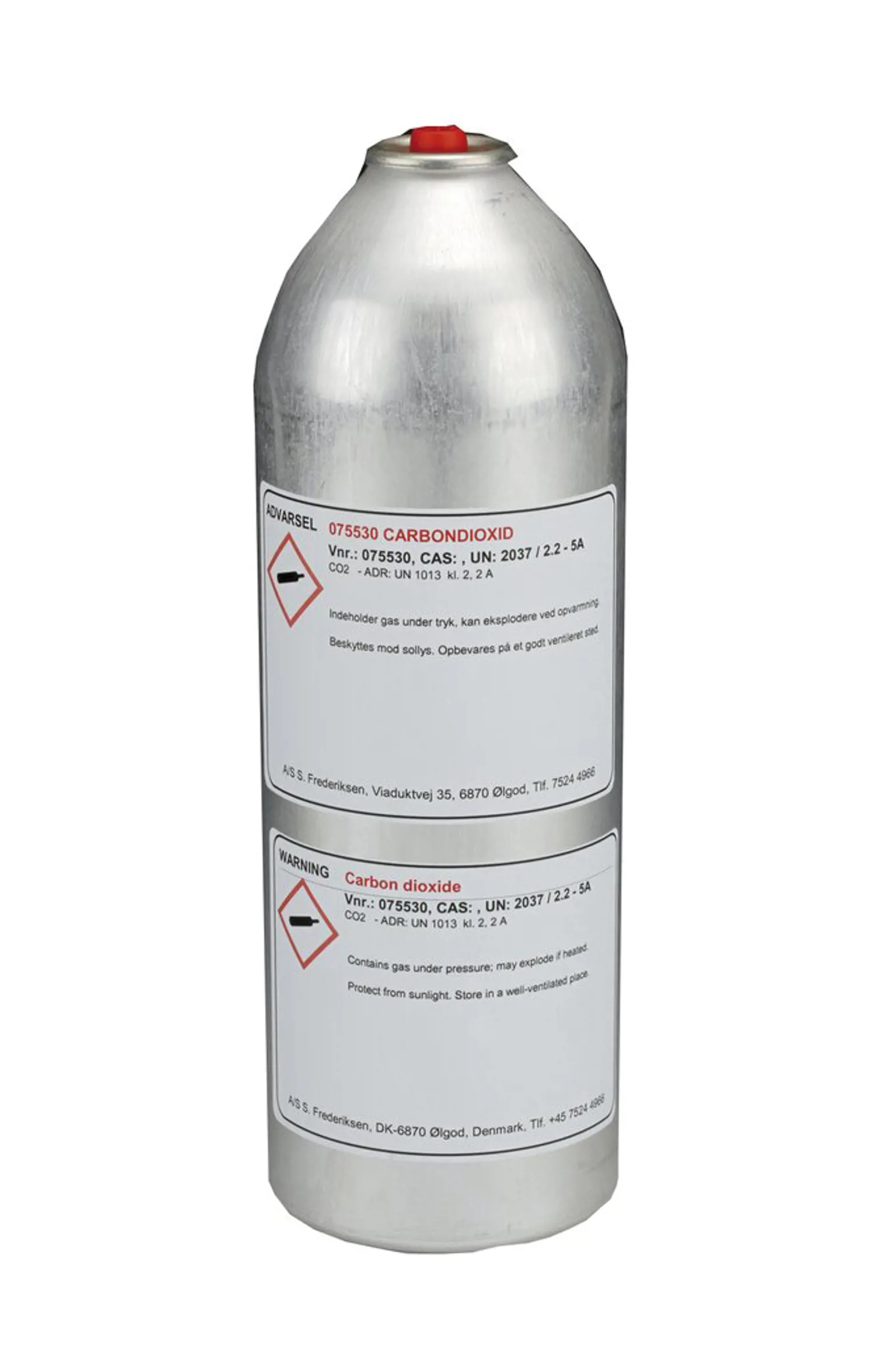 Engangsflaske, kulsyre LQ (CO2)