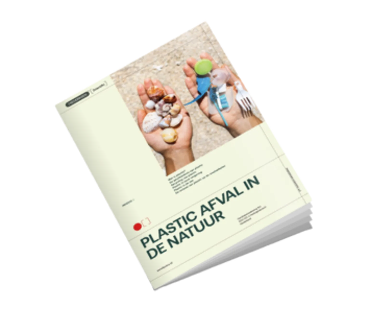 Plastic afval in de natuur