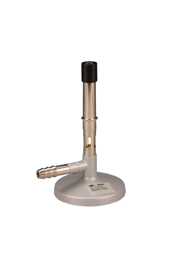 Bunsenbrander voor aardgas, zonder gaskraan  (004517)