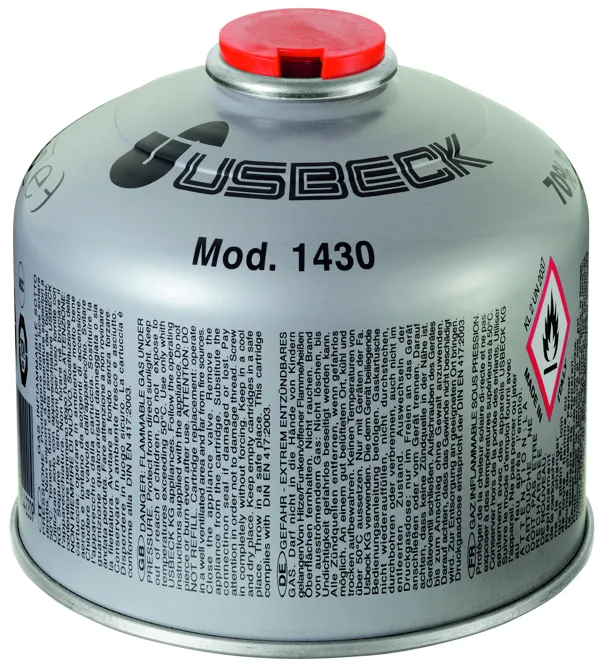 Gastank met propaan/butaan mengsel - 220 gram  (005155)