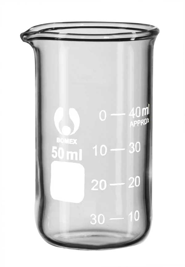 Bægerglas, høj form, 50 mL Bægerglas, høj form, 50 mL (006700)