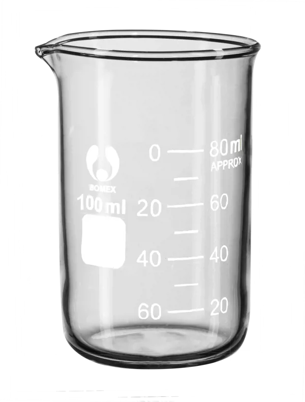 Bekerglas 100 ml hoog model, budgetlijn Bekerglas 100 ml hoog model, budgetlijn (006710)