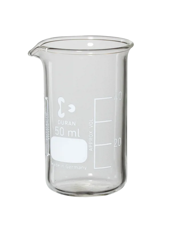 Bægerglas, DURAN, høj form, 50 mL Bægerglas, DURAN, høj form, 50 mL (006900)