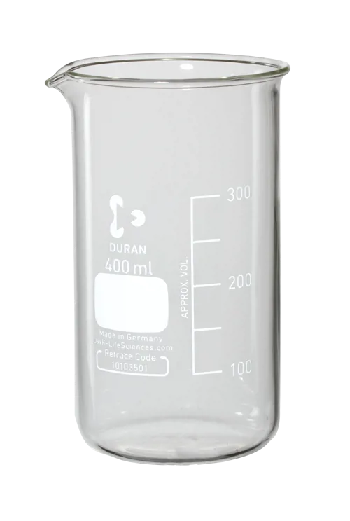 Bægerglas, DURAN, høj form, 400 mL (006940)