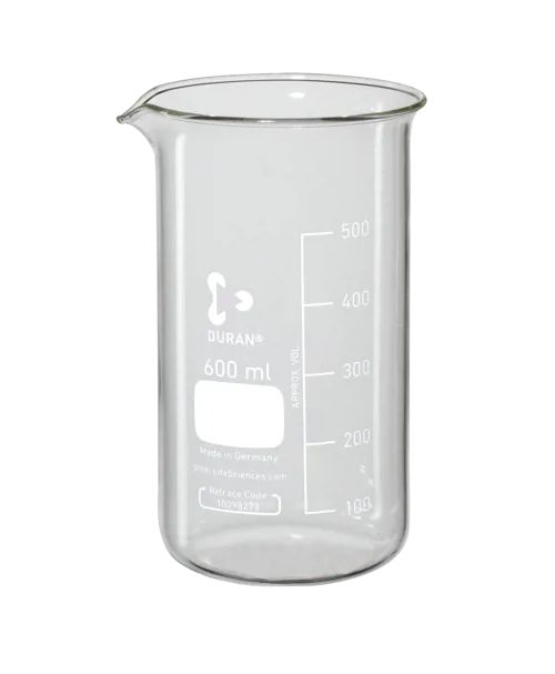 Begerglass, DURAN, 600 mL, høy form Begerglass, DURAN, 600 mL, høy form (006950)