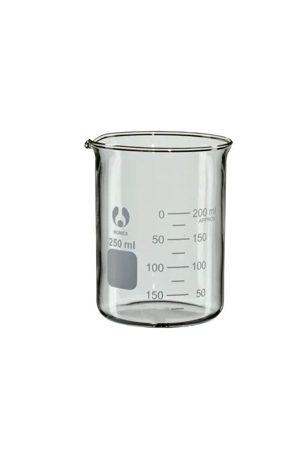 Bægerglas, lav form, 250 mL (007330)