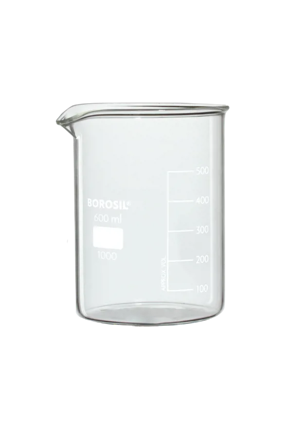 Bekerglas 600ml laag model, Borosilicaat Bekerglas 600ml laag model, Borosilicaat (007440)