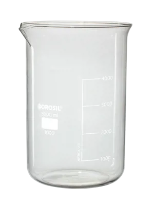 Bægerglas, lav form, 5000 mL, Borosil (007470)