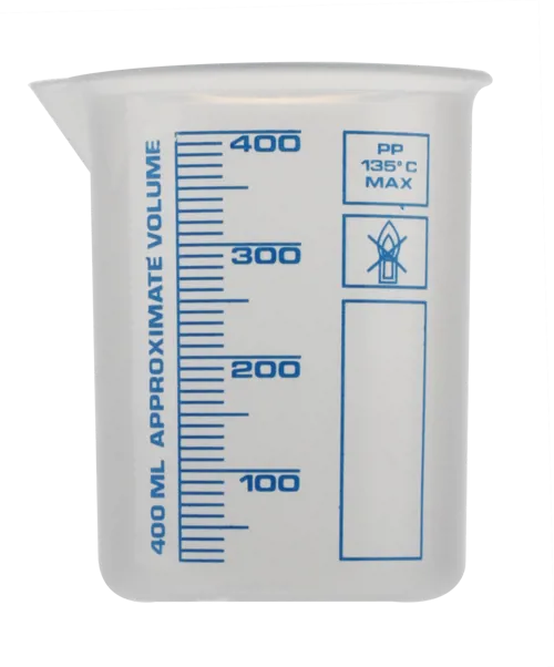 Maatbeker 400ml polypropyleen, budgetlijn Maatbeker 400ml polypropyleen, budgetlijn (007740)