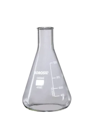 Konisk kolbe, 1000 mL, Borosil (007930)