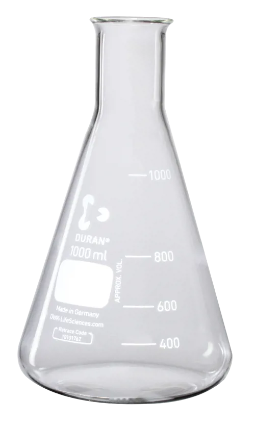 Konisk kolbe, DURAN, 1000 mL Konisk kolbe, DURAN, 1000 mL (008030)