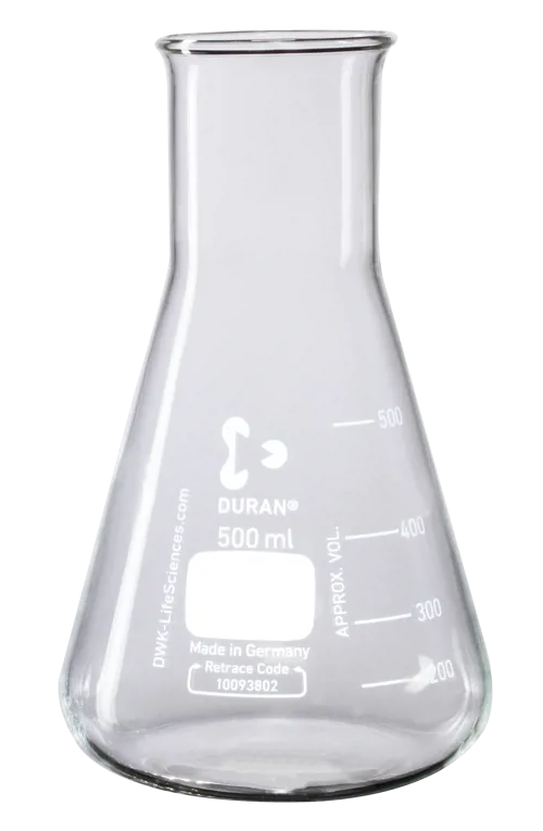 Konisk kolbe, DURAN, bred hals, 500 mL (008110)