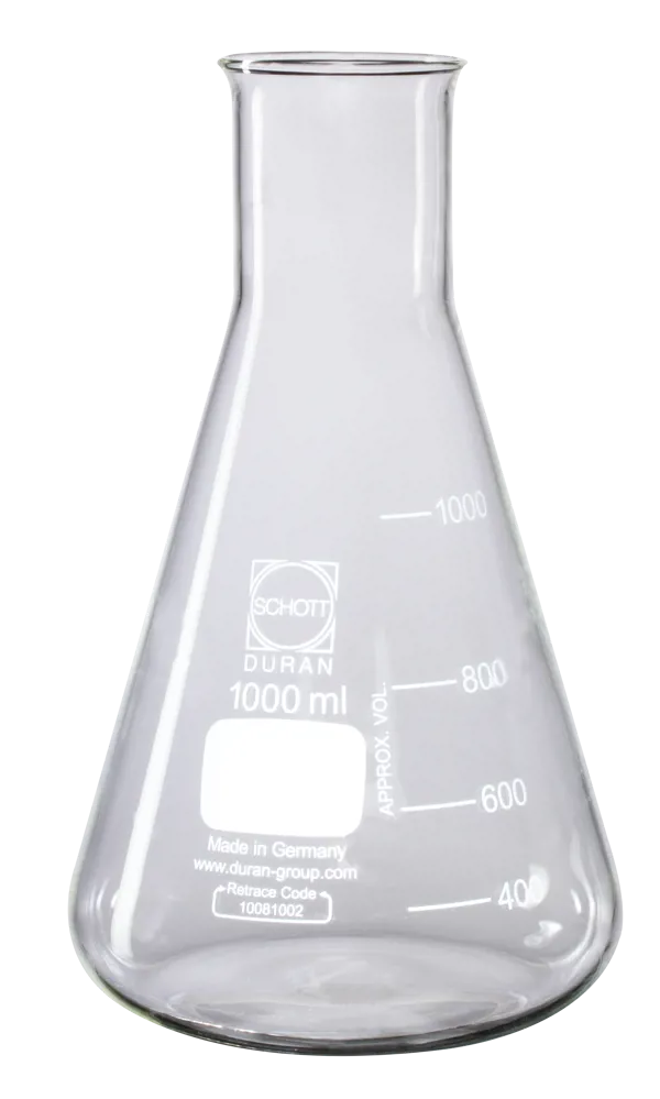 Erlenmeyer 1000ml wijdmonds, DURAN (008120)