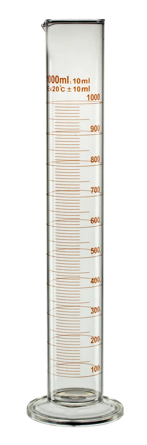 Maatcilinder 1000ml hoog model, budgetlijn Maatcilinder 1000ml hoog model, budgetlijn (011280)