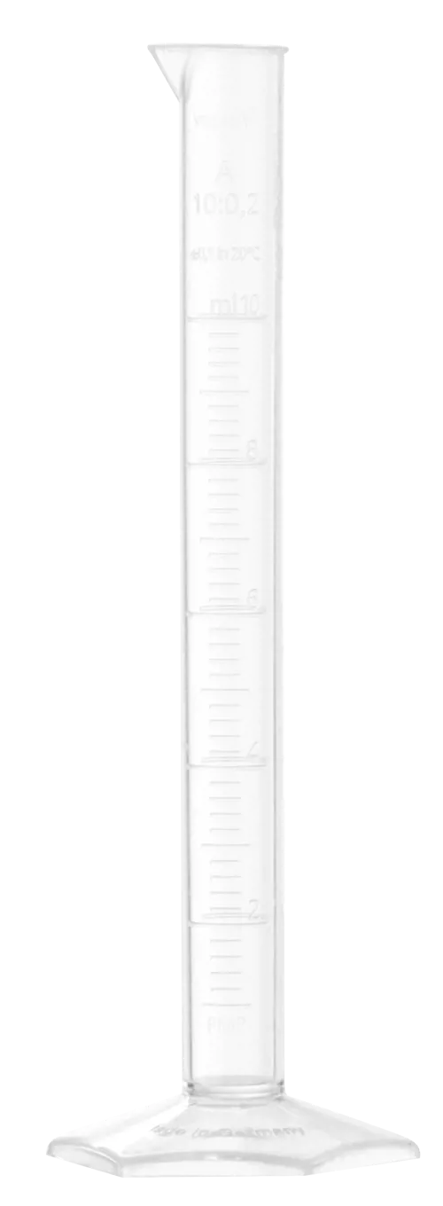 Måleglas, plast, 10 mL (011810)