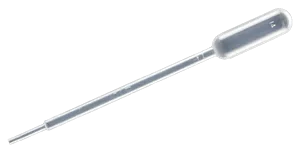 Dråbepipette, plast, 1 mL, med fin dråbespids (014490)