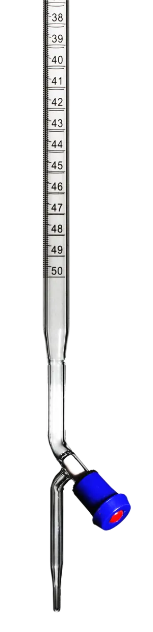 Burette, teflonhane, 50 mL, standard (014860)