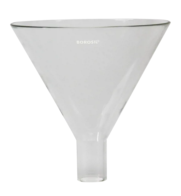 Trechter van glas, Ø150 mm met 28/22 mm uitloop (017040)