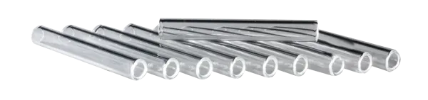 Glasrør, 7 x 50 mm, pk af 10 (020090)