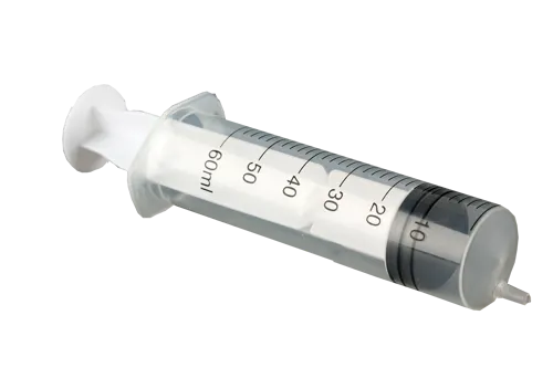 Plastsprøjte, 60 mL/1 mL Plastsprøjte, 60 mL/1 mL (022040)