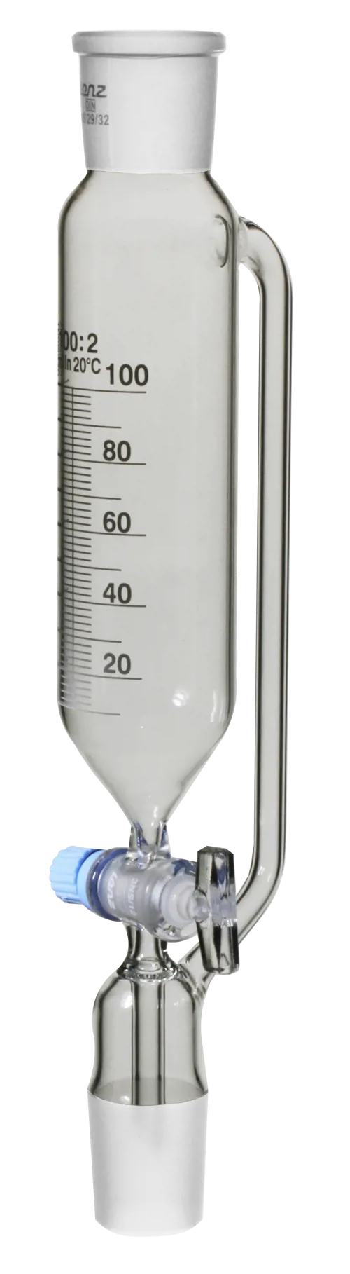 Tildrypningstragt, 100 mL, NS29/32  (024610)