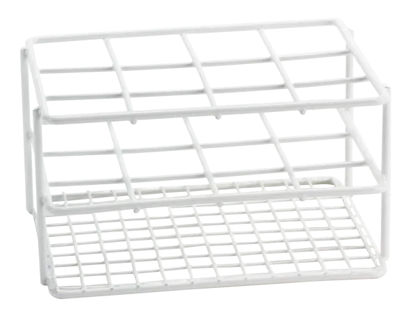 Reagensrørstativ tråd, 12 x Ø 26 mm rør (031070)