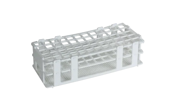 Reagensrørstativ PP Ø 16 mm, 5 x 12 hull (031113)