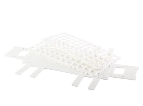 Reagensglasstativ, PP, Ø16 mm, 5 x 12 huller (031113)