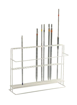 Pipettestativ, tråd, 20 huller, 13 x 13 mm  (032000)