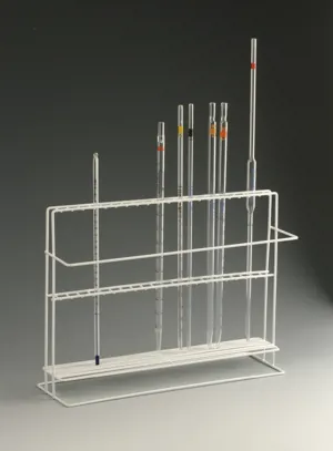 Pipettestativ, tråd, 20 huller, 13 x 13 mm  (032000)