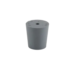 Rubber stoppen 26,5/23mm, 1 gat van 5mm - 10 stuks (045073)