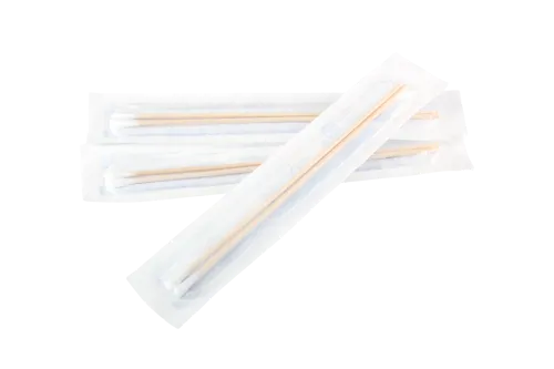Steriele wattenstaafjes 15cm hout - 100 sets van 2 stuks  (048550)