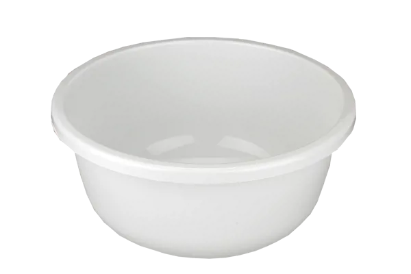 Vaskefad/balje, 7,5cm, Ø27cm, hvid  (052002)