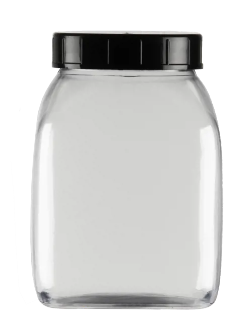 Plastboks, klar, firkantet, 300 mL Plastboks, klar, firkantet, 300 mL (053007)