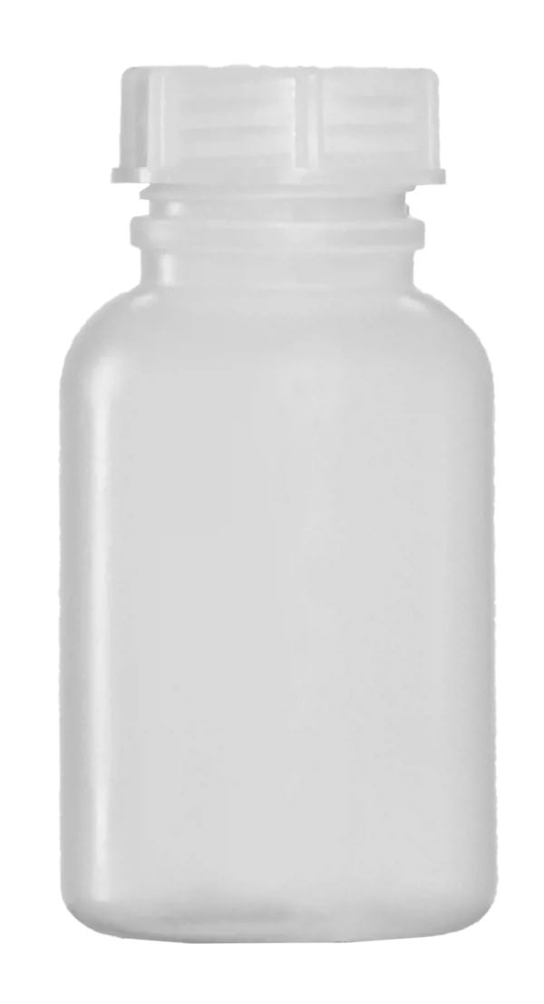 Plastic fles Kautex met dop - 250 ml Plastic fles Kautex met dop - 250 ml (053110)