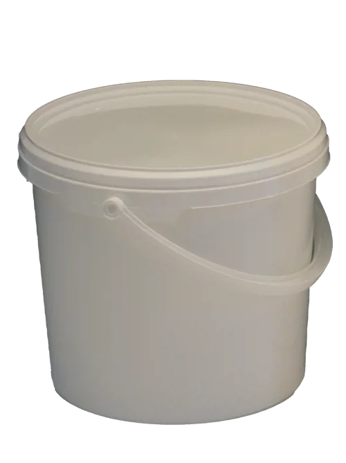 Plastspand med låg, 6 L (053360)